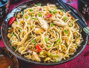 Prawn Hakka Noodles